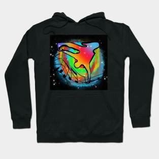 Hip hop dancer neon colors Hoodie